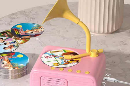 StoryTunes Junior – Children’s Phonograph Music & Story Player with 96 Learning Cards