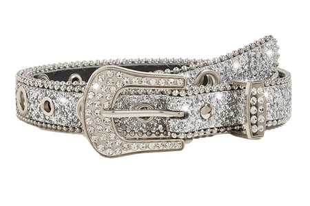 ✪ Crystal Belt Jean Belt Bling Rhine Belt Women Fashion Cowgirl Western Rhine Waistband Rhine Waist Belt