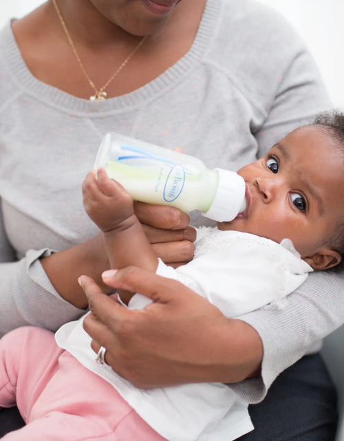 Load image into Gallery viewer, Natural Flow Anti-Colic Options+ Narrow Breast to Bottle Feeding Set, Clear, 4Oz, 4 Pack

