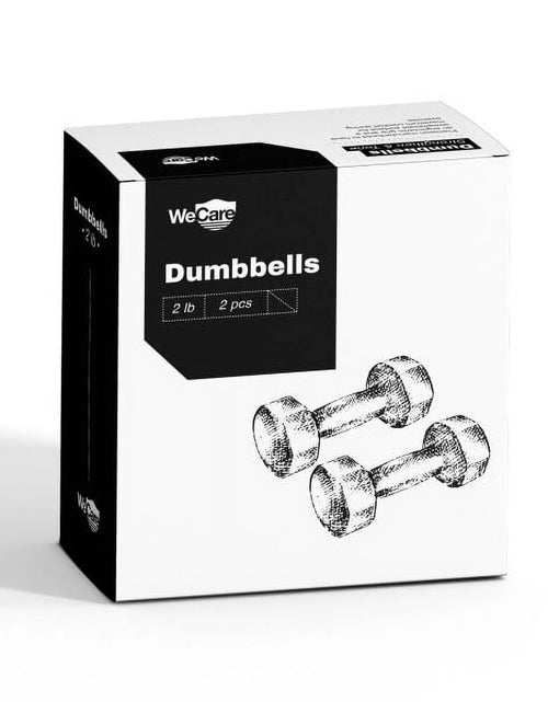 Load image into Gallery viewer, Fitness, 2Lb Neoprene Dumbbell, Pair - Black
