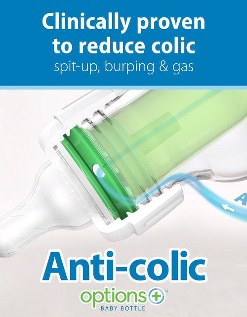 Load image into Gallery viewer, Natural Flow Anti-Colic Options+ Narrow Breast to Bottle Feeding Set, Clear, 4Oz, 4 Pack
