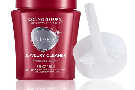 Silver Jewelry Cleaner, Liquid Dip Jewelry Cleaner in Red Jar