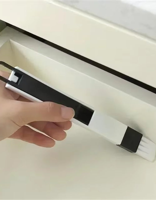 Load image into Gallery viewer, CleanSweep Polished Window Track &amp; Keyboard Brush- Nook &amp; Cranny Dust Shovel for Effortless Cleaning
