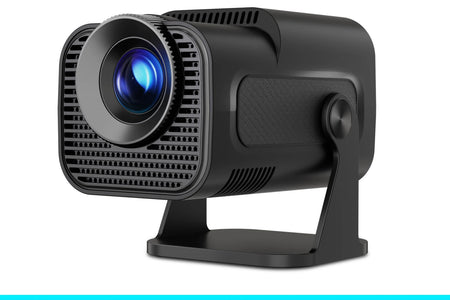 HY320 Mini Newly Native 720P Android 11 4K Projector 300ANSI Wifi6 BT5.0 Cinema Outdoor Portable 180° Rotable Projector