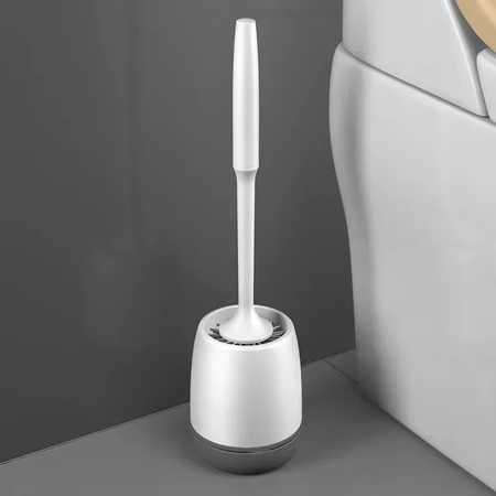SanitPro TPR Silicone Toilet Brush – Ultra-Durable, Ergonomic Design for a Cleaner, Fresher Bathroom