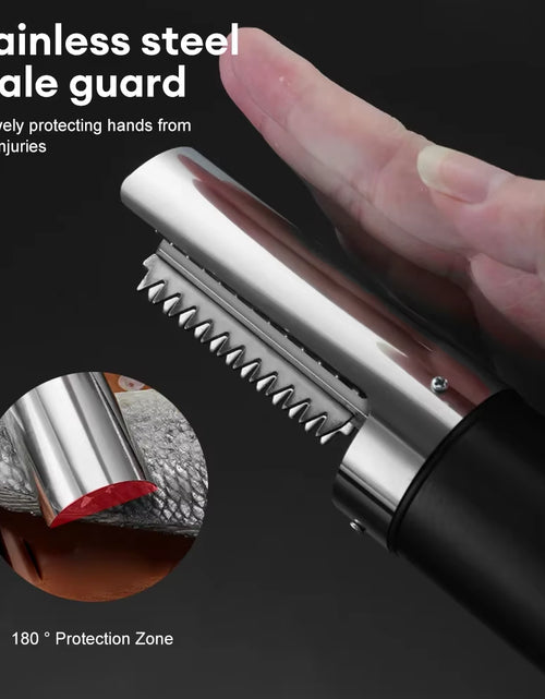 Load image into Gallery viewer, Electric Fish Scaler Remover - Rechargeable Seafood Cleaner &amp; Scraper for Effortless Kitchen
