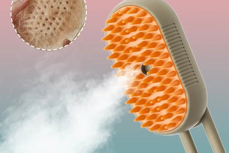 Pet Steam Brush Cat Dog Cleaning Steamy Spray Massage Beauty Comb 3 in 1 Hair Removal Grooming Supplies Pets Accessories Comb