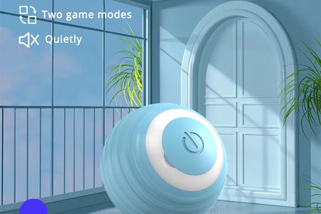 Smart Interactive Cat Toys Ball Indoor 2 Mode Rechargeable Pet Automatic Moving Ball Interactive Cat Toy Kitten Teaser Game Toy