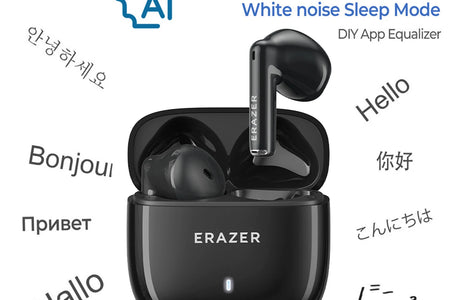 [AI Translator Earphones] Erazer Xt92Pro Bluetooth Earphones Real-Time Translate Earbuds Wireless Headphones for Travel Talking