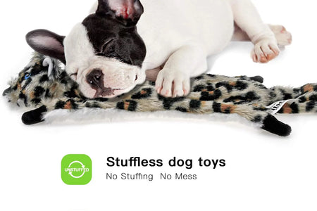 Dog Squeaky Toys No Stuffing, 6 Pack Dog Toys Crinkle Dog Toys for Small Dogs Durable Dog Chew Toys Plush Cute Animals Natural Puppy Toys for Teething Pet Toys Squeak