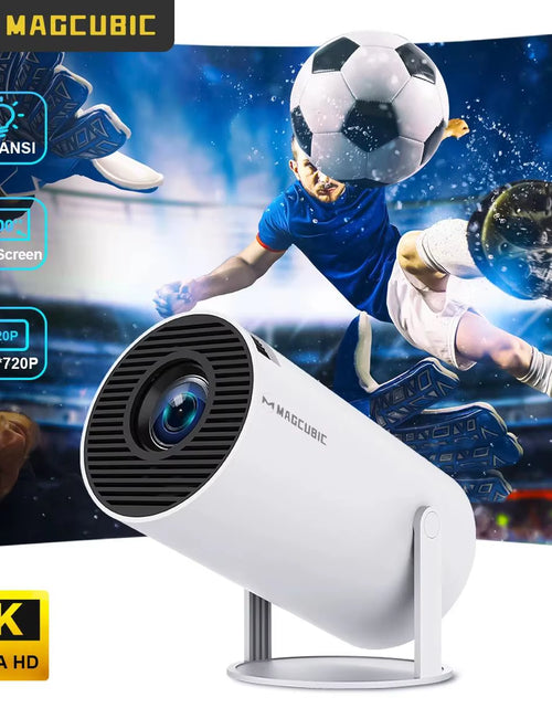 Load image into Gallery viewer, Projector HY300 PRO 8K Android 14 Dual Wifi6 290ANSI Allwinner H726 BT5.4 1080P 1280*720P Home Cinema Outdoor Projetor
