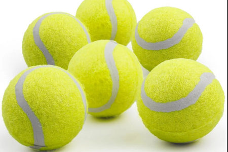 Dog Tennis Ball Toy, 6Pcs Fetch Balls for Puppy to Small Dogs (2-Inch AFP Mini Automatic Ball Launcher Refills)