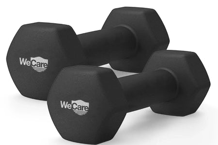 Fitness, 2Lb Neoprene Dumbbell, Pair - Black