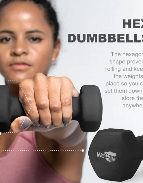 Load image into Gallery viewer, Fitness, 2Lb Neoprene Dumbbell, Pair - Black
