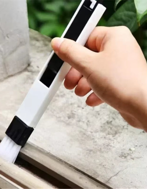 Load image into Gallery viewer, CleanSweep Polished Window Track &amp; Keyboard Brush- Nook &amp; Cranny Dust Shovel for Effortless Cleaning
