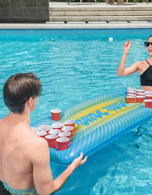 Load image into Gallery viewer, 71" X 30" Adult Pong Inflatable Pool Game Multicolor
