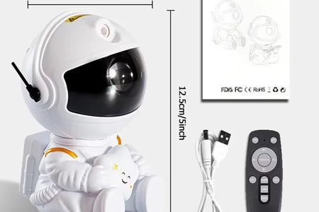 Galaxy Star Projector Night Light Astronaut Space Ceiling LED Lamp for Bedroom Home Decor Kids Gift - Starry Nebula Projector