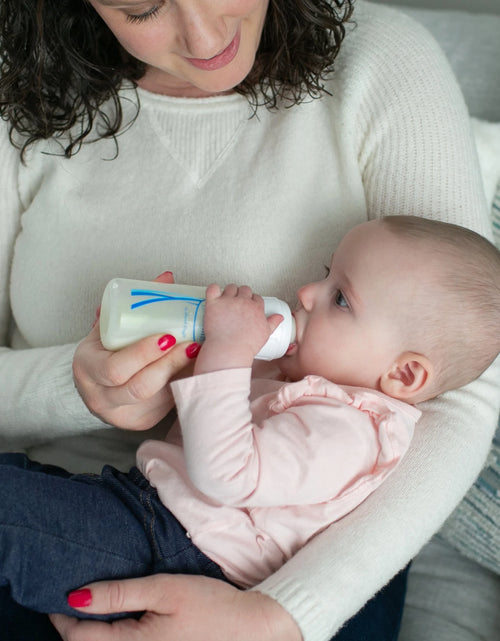 Load image into Gallery viewer, Natural Flow Anti-Colic Options+ Narrow Breast to Bottle Feeding Set, Clear, 4Oz, 4 Pack
