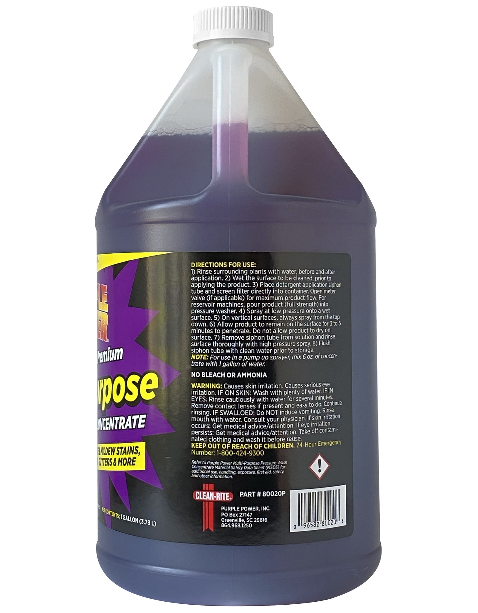 Heavy-Duty Premium Multi-Purpose Pressure Wash, 1 Gallon