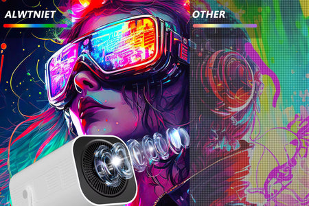 P330 Mini Projetor Android 14 300 ANSI 4K 8K 1080P Wifi6 BT5.3 Home Cinema Portable Projector