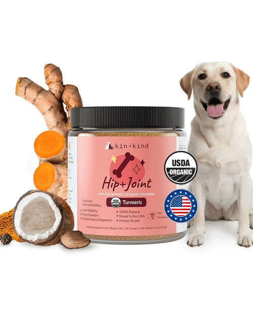 Load image into Gallery viewer, Organic Hip+Joint Supplement for Dogs &amp; Cats (Medium) - 4 Oz
