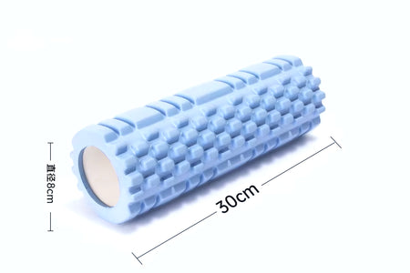 30Cm Yoga Column Foam Fitness Muscle Training Pilates Sports Massage Foam Roller Grid Trigger Point Therapy Home Gym Exercise