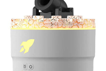 Volcanic Crack Light Cannons Humidifier Essential Oil Diffuser with Timer Cannon Blast Aroma Humidifier Aromatherapy Diffuser