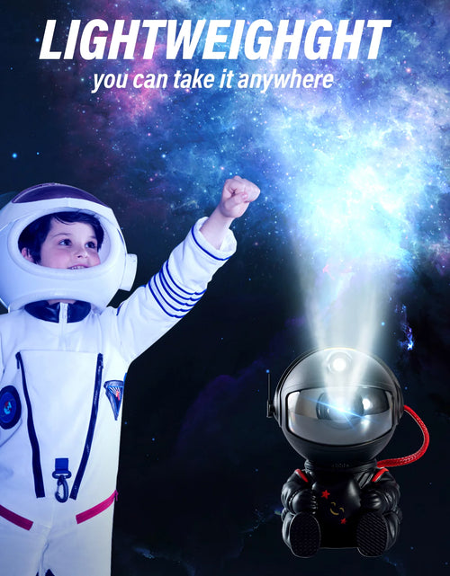 Load image into Gallery viewer, Astronaut Galaxy Projector, Starry Sky Nebula Projection Night Light with Remote Control and Timer, Suitable for Bedroom and Party Decoration
